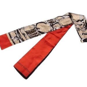 LOUIS VUITTON Louis Vuitton Ribbon Scarf/Muffler M73964 Multicolor Silk Women's
